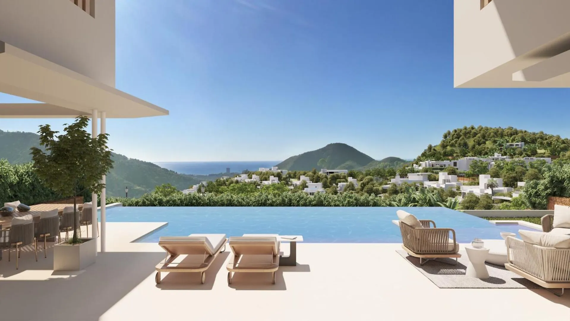 New Ocean View Property Centrally Located, Just 3 Minutes To Marbella City Center Ojen